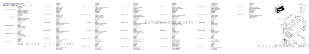 Komatsu d700d super s/n 332820001 - up Parts catalog cover Page 3