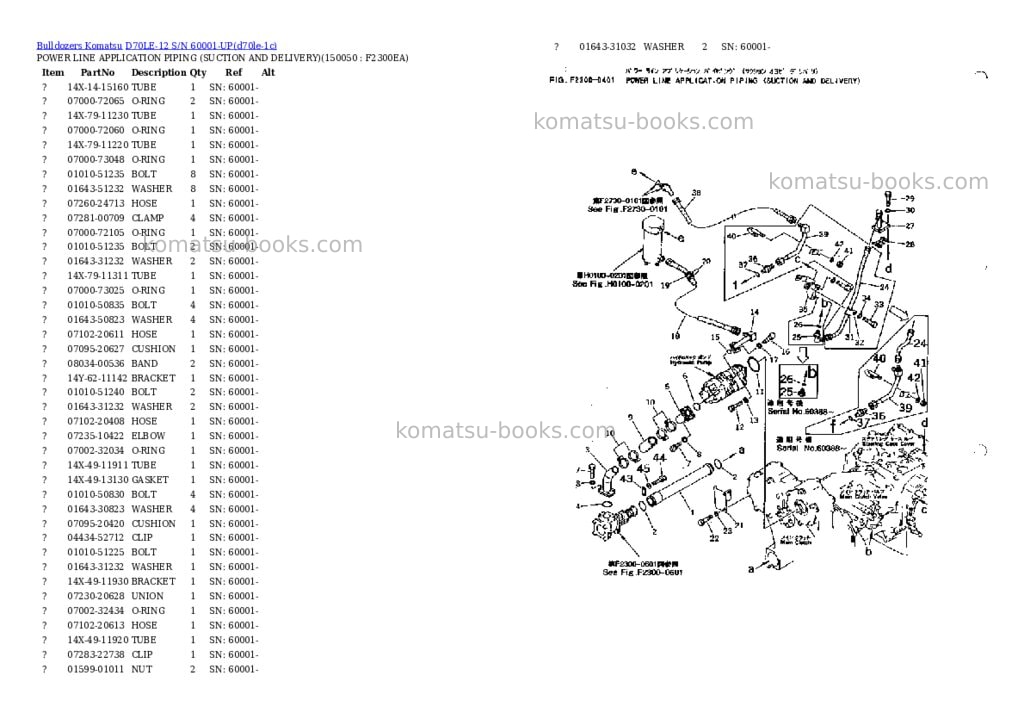 Komatsu d70le-12 s/n 60001-up Parts catalog cover Page 8 Komatsu d70le-12 s/n 60001-up Parts catalog cover Page 8