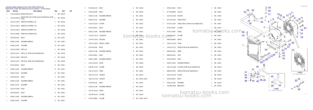 Komatsu d75s-5 s/n 15001-up Parts catalog cover Page 9