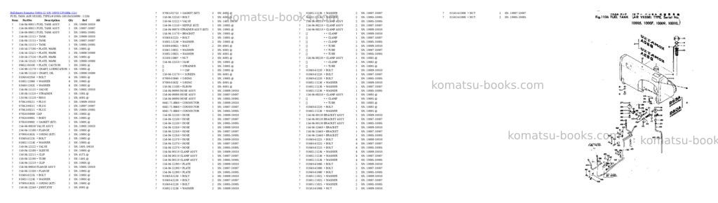 Komatsu D80A-12 S/N 10001-UP Parts catalog cover Page 8 Komatsu D80A-12 S/N 10001-UP Parts catalog cover Page 8