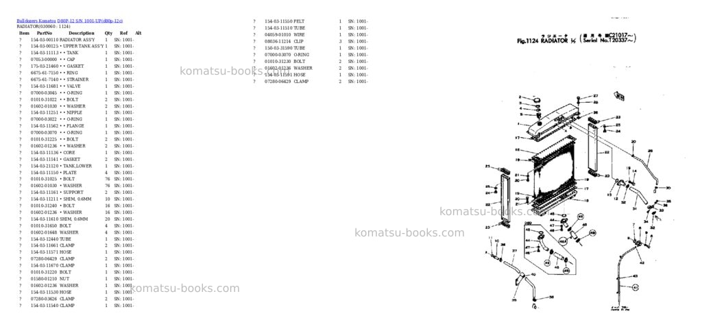 Komatsu D80P-12 S/N 1001-UP Parts catalog cover Page 5