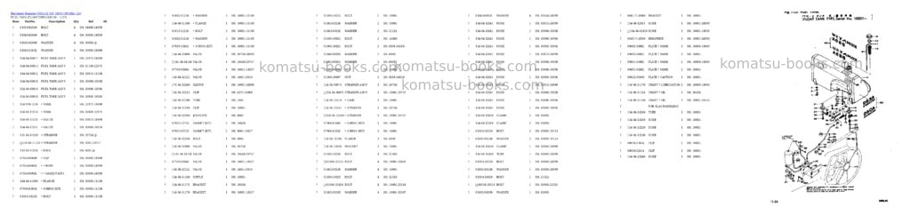 Komatsu d85a-12 s/n 10001-up Parts catalog cover Page 10 Komatsu d85a-12 s/n 10001-up Parts catalog cover Page 10