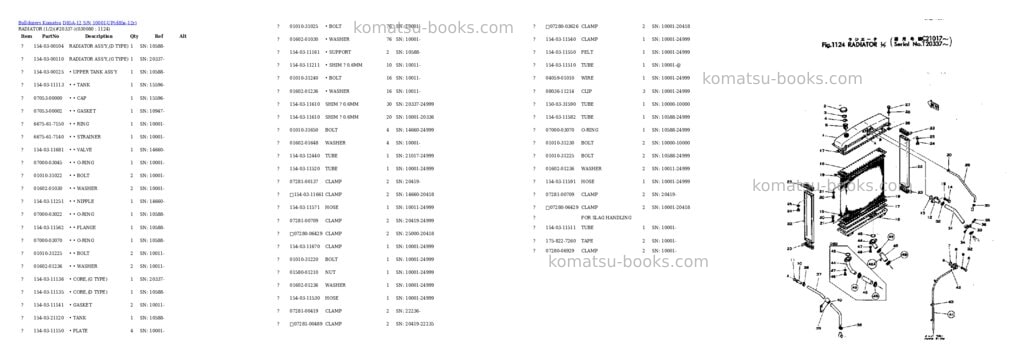 Komatsu d85a-12 s/n 10001-up Parts catalog cover Page 7 Komatsu d85a-12 s/n 10001-up Parts catalog cover Page 7