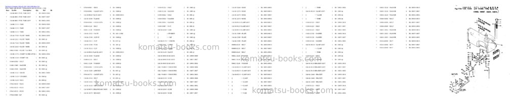 Komatsu d85a-12 s/n 10001-up Parts catalog cover Page 9 Komatsu d85a-12 s/n 10001-up Parts catalog cover Page 9