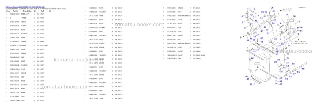 Komatsu d85a-21b-er s/n 36537-up Parts catalog cover Page 6 Komatsu d85a-21b-er s/n 36537-up Parts catalog cover Page 6