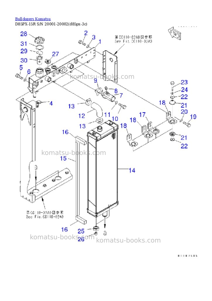 Komatsu d85px-15r s/n 20001-20002 Parts catalog cover Page 10 Komatsu d85px-15r s/n 20001-20002 Parts catalog cover Page 10