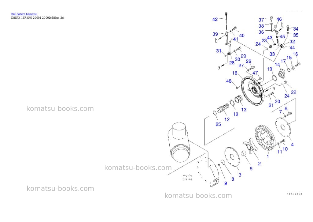 Komatsu d85px-15r s/n 20001-20002 Parts catalog cover Page 3 Komatsu d85px-15r s/n 20001-20002 Parts catalog cover Page 3