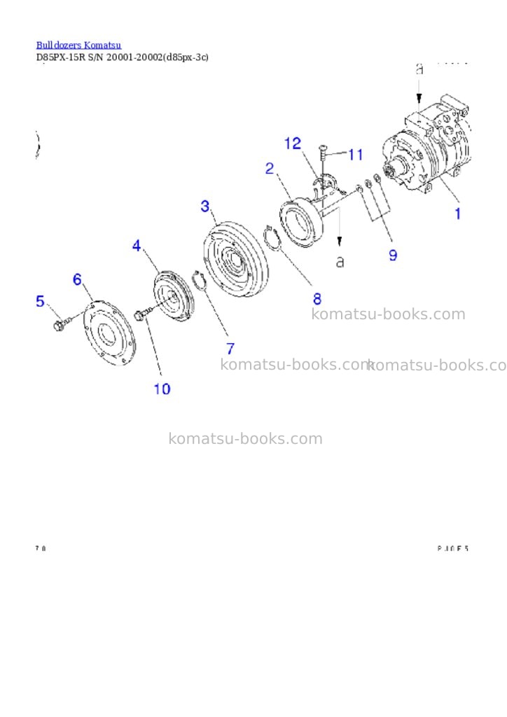 Komatsu d85px-15r s/n 20001-20002 Parts catalog cover Page 4 Komatsu d85px-15r s/n 20001-20002 Parts catalog cover Page 4
