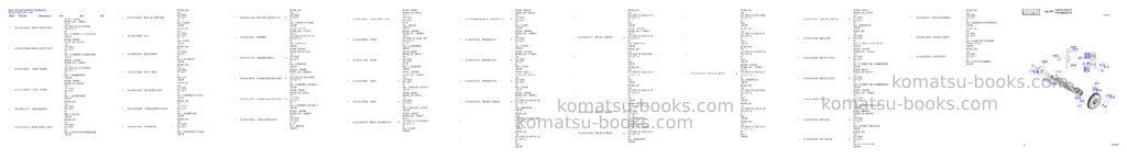 Komatsu DD80 Parts catalog cover Page 4 Komatsu DD80 Parts catalog cover Page 4