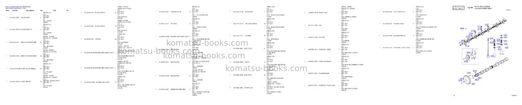 Komatsu DD80 Parts catalog cover Page 6 Komatsu DD80 Parts catalog cover Page 6