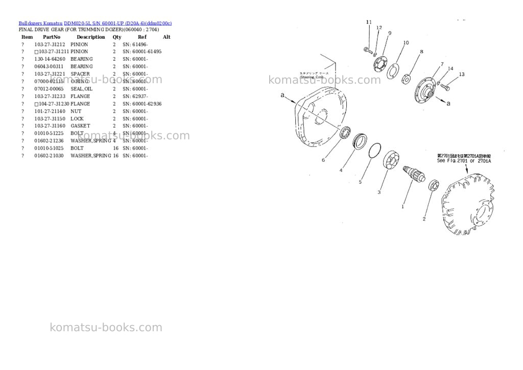 Komatsu ddm020-5l s/n 60001-up d20a-6 Parts catalog cover Page 9 Komatsu ddm020-5l s/n 60001-up d20a-6 Parts catalog cover Page 9