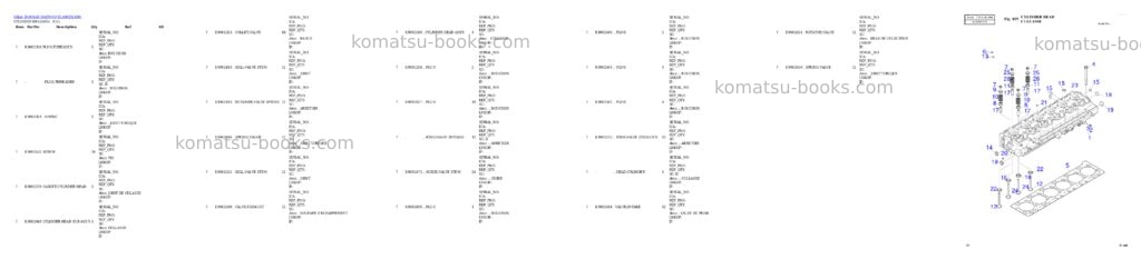 Komatsu DL400 Parts catalog cover Page 5 Komatsu DL400 Parts catalog cover Page 5