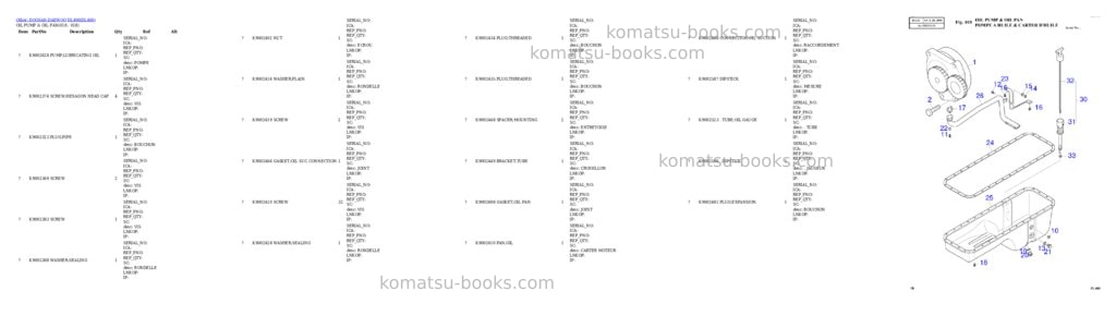 Komatsu DL400 Parts catalog cover Page 8 Komatsu DL400 Parts catalog cover Page 8