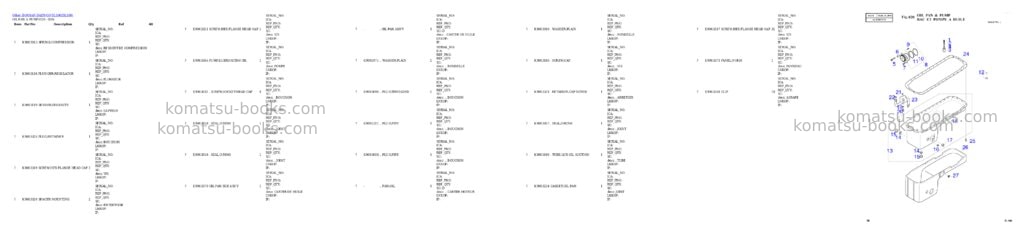 Komatsu DL500 Parts catalog cover Page 10 Komatsu DL500 Parts catalog cover Page 10