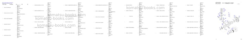 Komatsu DL500 Parts catalog cover Page 5 Komatsu DL500 Parts catalog cover Page 5