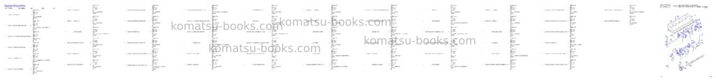 Komatsu DL500 Parts catalog cover Page 8 Komatsu DL500 Parts catalog cover Page 8
