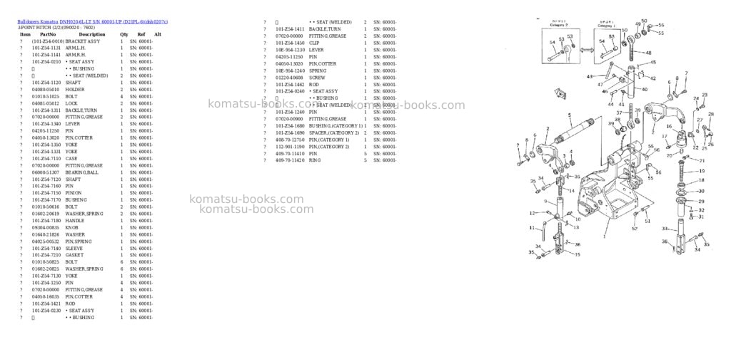 Komatsu dnh020-6l-lt s/n 60001-up d21pl-6 Parts catalog cover Page 10 Komatsu dnh020-6l-lt s/n 60001-up d21pl-6 Parts catalog cover Page 10