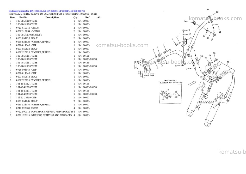 Komatsu dnh020-6l-lt s/n 60001-up d21pl-6 Parts catalog cover Page 5 Komatsu dnh020-6l-lt s/n 60001-up d21pl-6 Parts catalog cover Page 5