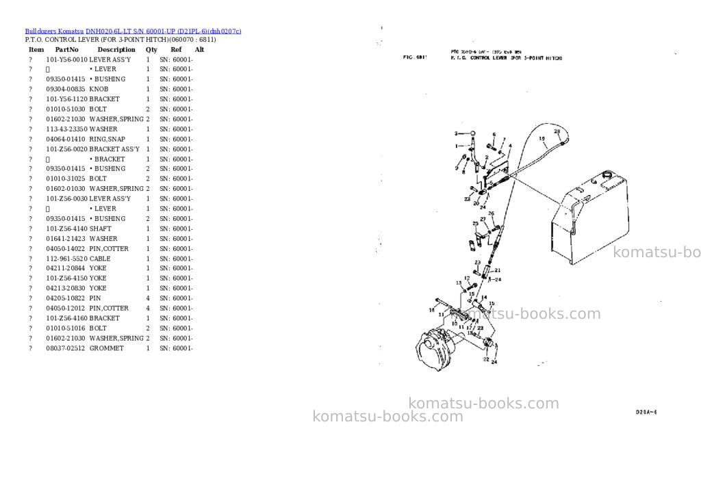 Komatsu dnh020-6l-lt s/n 60001-up d21pl-6 Parts catalog cover Page 8 Komatsu dnh020-6l-lt s/n 60001-up d21pl-6 Parts catalog cover Page 8