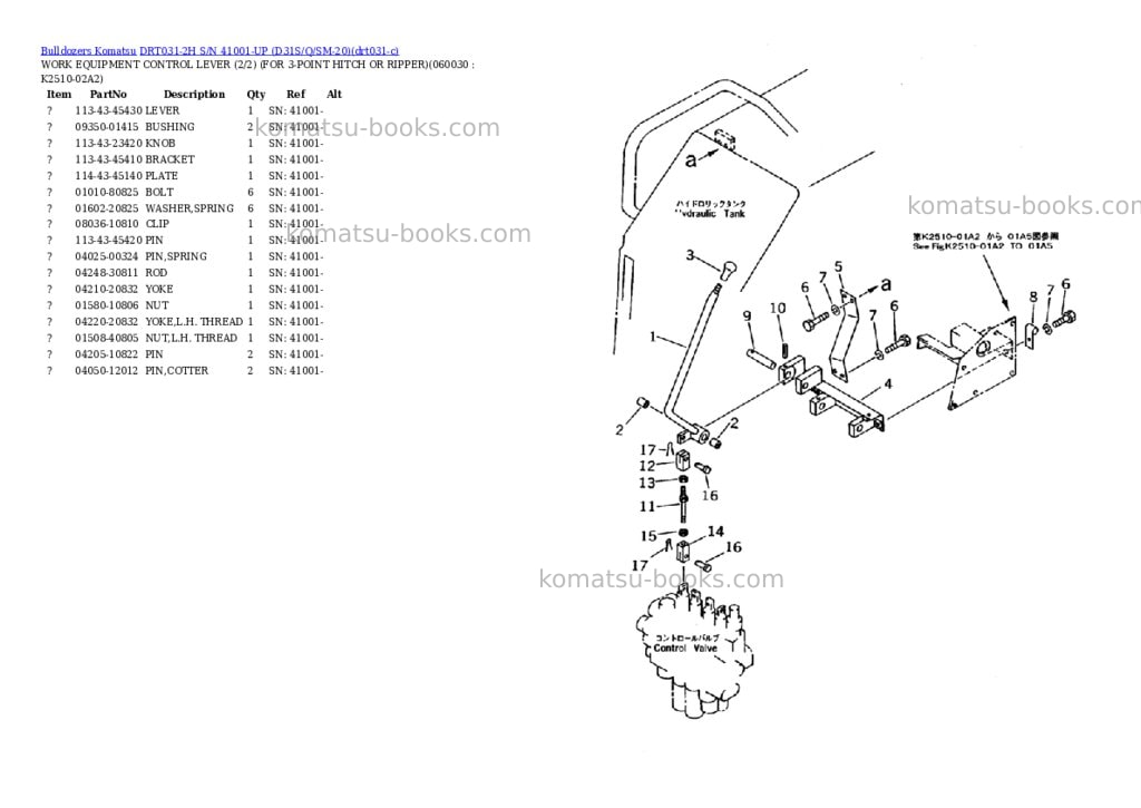 Komatsu drt031-2h s/n 41001-up d31s/q/sm-20 Parts catalog cover Page 5 Komatsu drt031-2h s/n 41001-up d31s/q/sm-20 Parts catalog cover Page 5