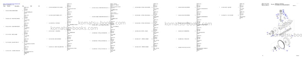 Komatsu DX210W Parts catalog cover Page 6 Komatsu DX210W Parts catalog cover Page 6