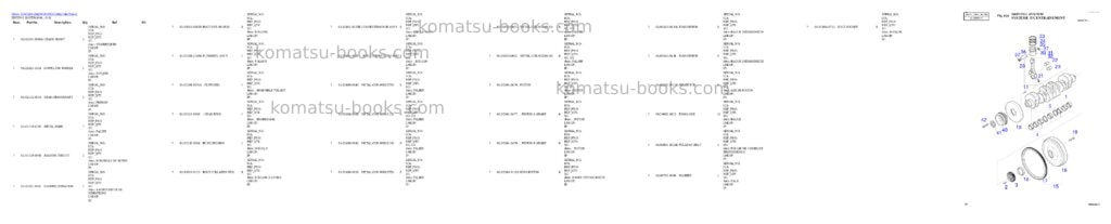Komatsu DX225NLC Parts catalog cover Page 6