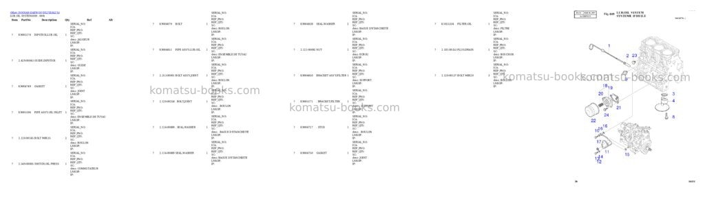 Komatsu DX27Z Parts catalog cover Page 9 Komatsu DX27Z Parts catalog cover Page 9