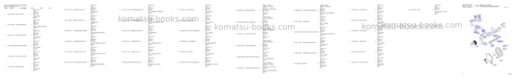 Komatsu DX300LL Parts catalog cover Page 6 Komatsu DX300LL Parts catalog cover Page 6