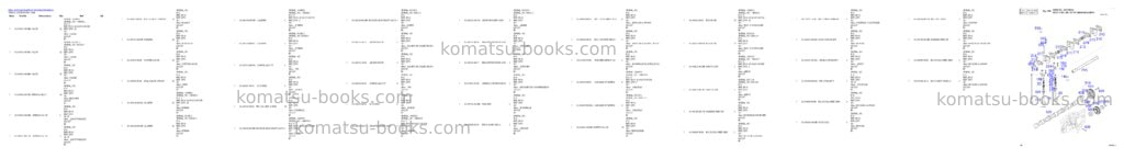 Komatsu DX340LC Parts catalog cover Page 3 Komatsu DX340LC Parts catalog cover Page 3