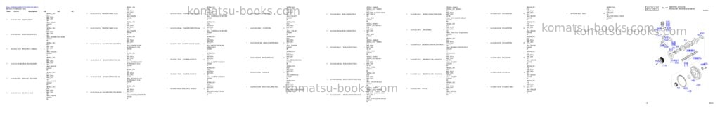 Komatsu DX340LC Parts catalog cover Page 7 Komatsu DX340LC Parts catalog cover Page 7