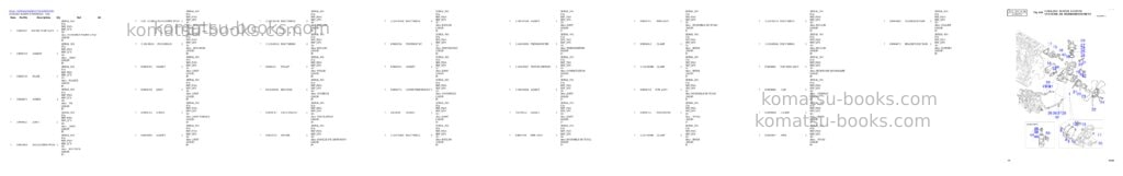 Komatsu DX35Z Parts catalog cover Page 10 Komatsu DX35Z Parts catalog cover Page 10