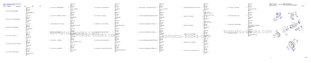Komatsu DX420LC Parts catalog cover Page 5 Komatsu DX420LC Parts catalog cover Page 5