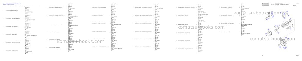 Komatsu DX520LC Parts catalog cover Page 5 Komatsu DX520LC Parts catalog cover Page 5