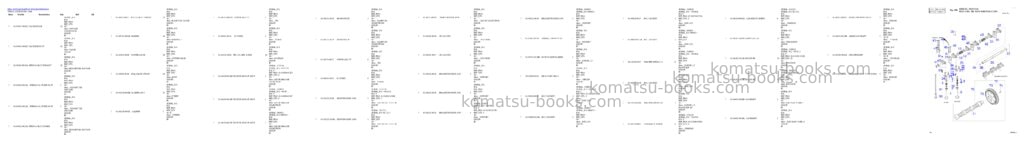 Komatsu DX520LC Parts catalog cover Page 8 Komatsu DX520LC Parts catalog cover Page 8