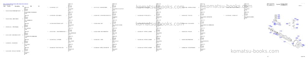 Komatsu SOLAR 140W-V RAIL WAY Parts catalog cover Page 4 Komatsu SOLAR 140W-V RAIL WAY Parts catalog cover Page 4