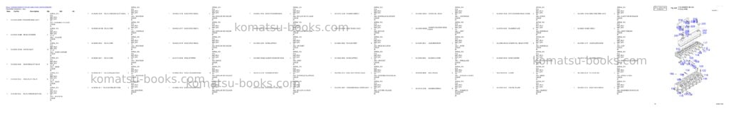 Komatsu SOLAR 140W-V RAIL WAY Parts catalog cover Page 5 Komatsu SOLAR 140W-V RAIL WAY Parts catalog cover Page 5