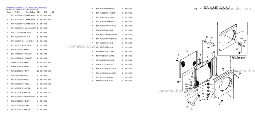 Komatsu ec25zs-1 s/n 1001-up Parts catalog cover Komatsu ec25zs-1 s/n 1001-up Parts catalog cover