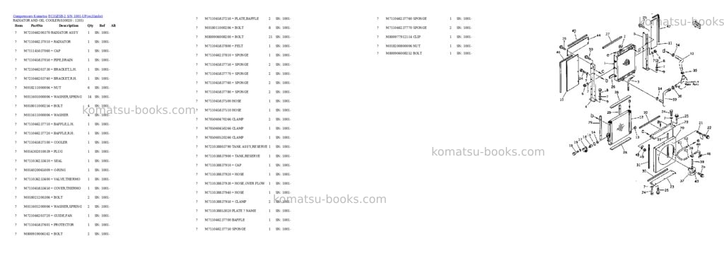Komatsu ec35zsb-2 s/n 1001-up Parts catalog cover