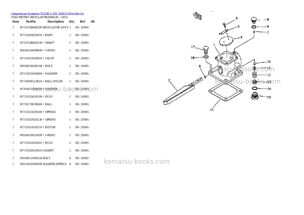 Komatsu ec50z-5 s/n 20001-up Parts catalog cover Page 8 Komatsu ec50z-5 s/n 20001-up Parts catalog cover Page 8
