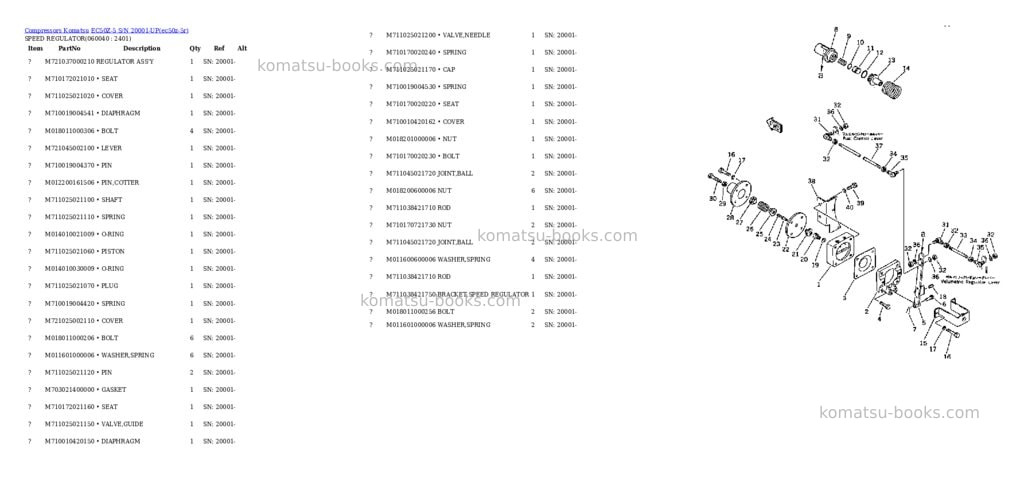 Komatsu ec50z-5 s/n 20001-up Parts catalog cover Page 9 Komatsu ec50z-5 s/n 20001-up Parts catalog cover Page 9