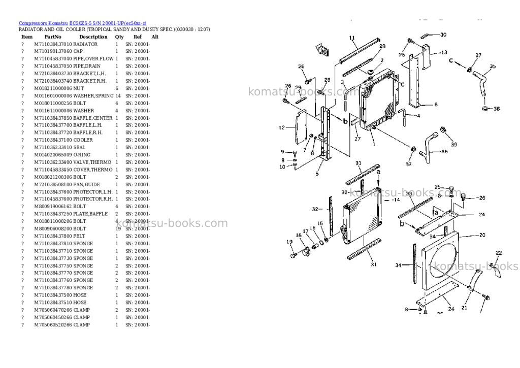 Komatsu EC50ZS-5 S/N 20001-UP Parts catalog cover Page 2 Komatsu EC50ZS-5 S/N 20001-UP Parts catalog cover Page 2