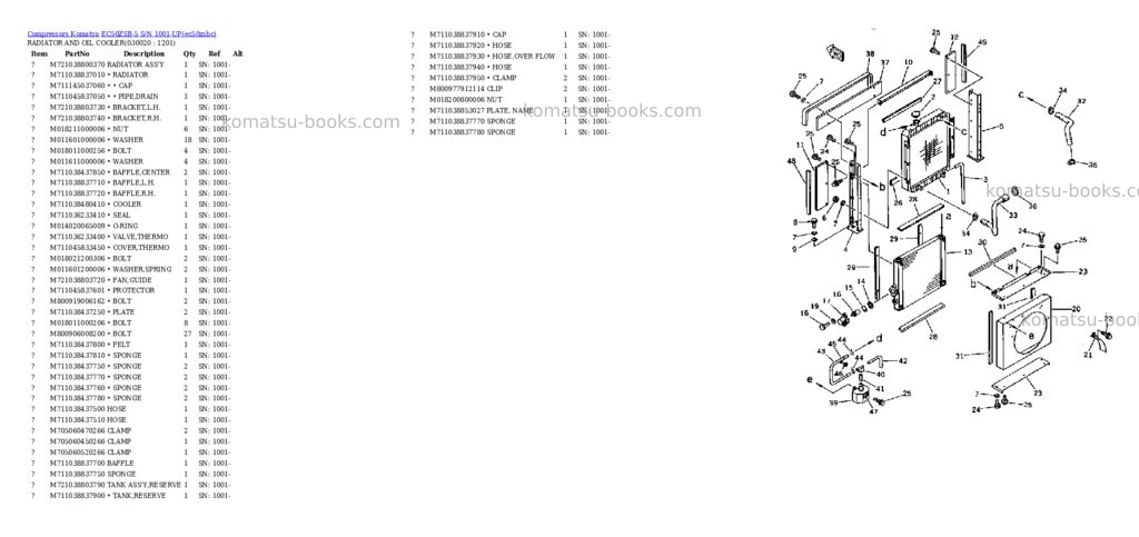 Komatsu EC50ZSB-5 S/N 1001-UP Parts catalog cover Komatsu EC50ZSB-5 S/N 1001-UP Parts catalog cover