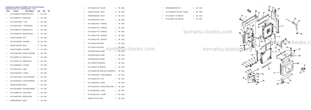 Komatsu ec50zsb-5 s/n 1001-up Parts catalog cover