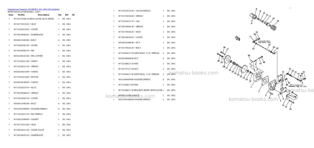 Komatsu ec50zsb-5 s/n 1001-up Parts catalog cover Page 9