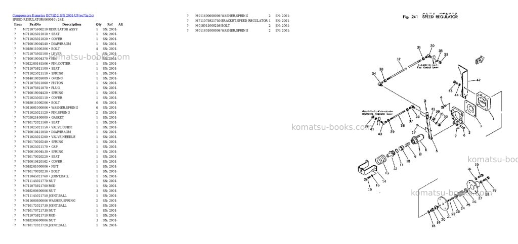 Komatsu ec75z-2 s/n 2001-up Parts catalog cover Page 10