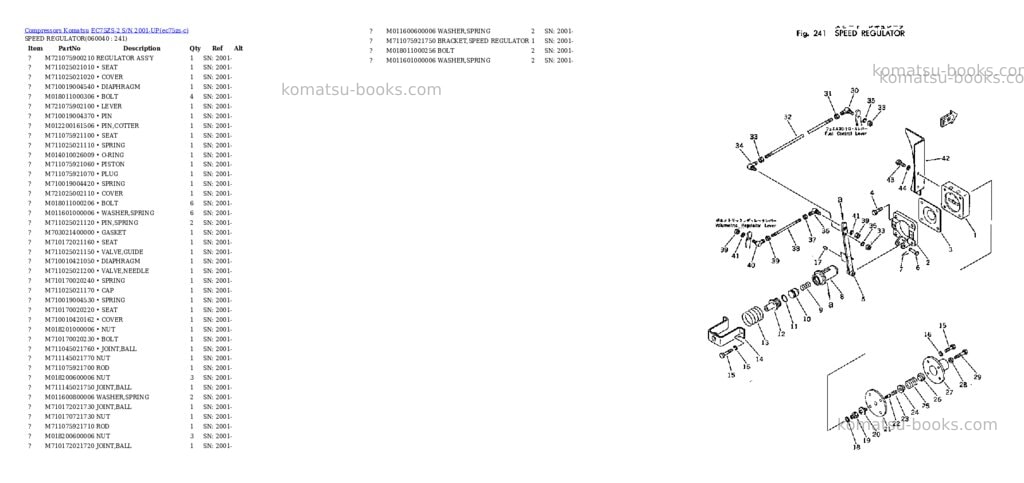 Komatsu ec75zs-2 s/n 2001-up Parts catalog cover Page 10 Komatsu ec75zs-2 s/n 2001-up Parts catalog cover Page 10