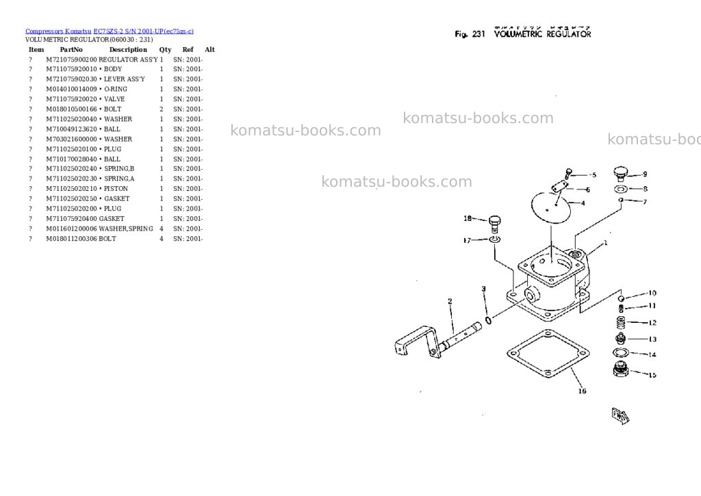 Komatsu ec75zs-2 s/n 2001-up Parts catalog cover Page 9 Komatsu ec75zs-2 s/n 2001-up Parts catalog cover Page 9