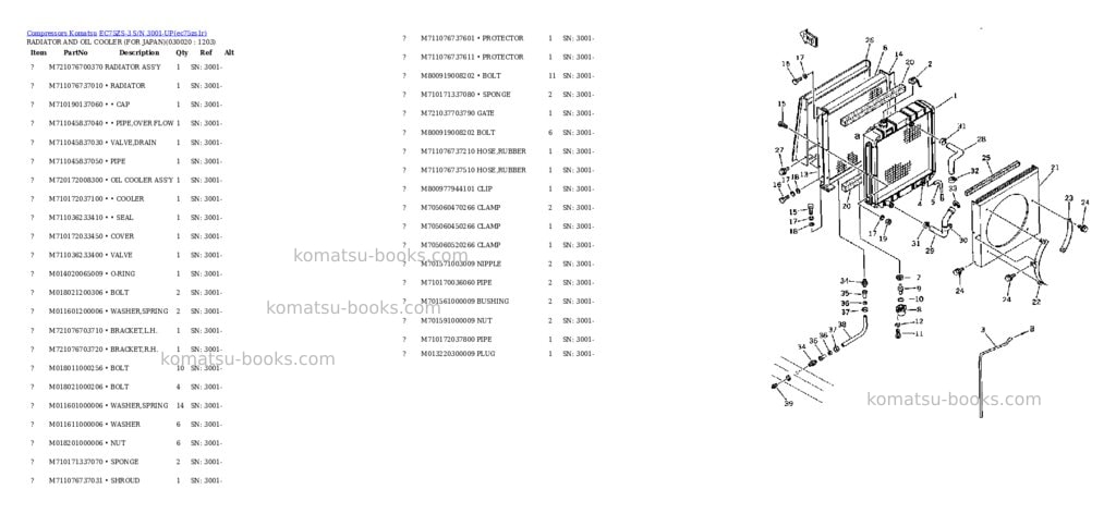 Komatsu EC75ZS-3 S/N 3001-UP Parts catalog cover Komatsu EC75ZS-3 S/N 3001-UP Parts catalog cover