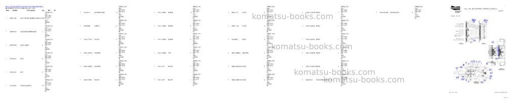 Komatsu DX300LC-Demolition Parts catalog cover Page 9 Komatsu DX300LC-Demolition Parts catalog cover Page 9