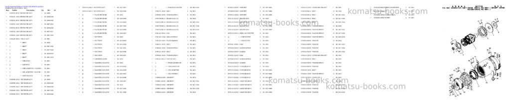 Komatsu eg125b-2 s/n 4001-up Parts catalog cover Komatsu eg125b-2 s/n 4001-up Parts catalog cover